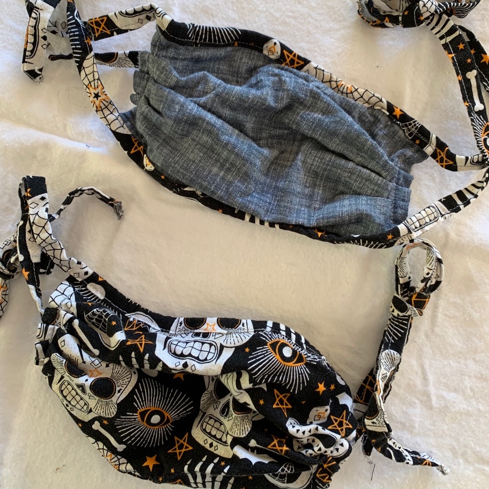 Halloween themed face masks